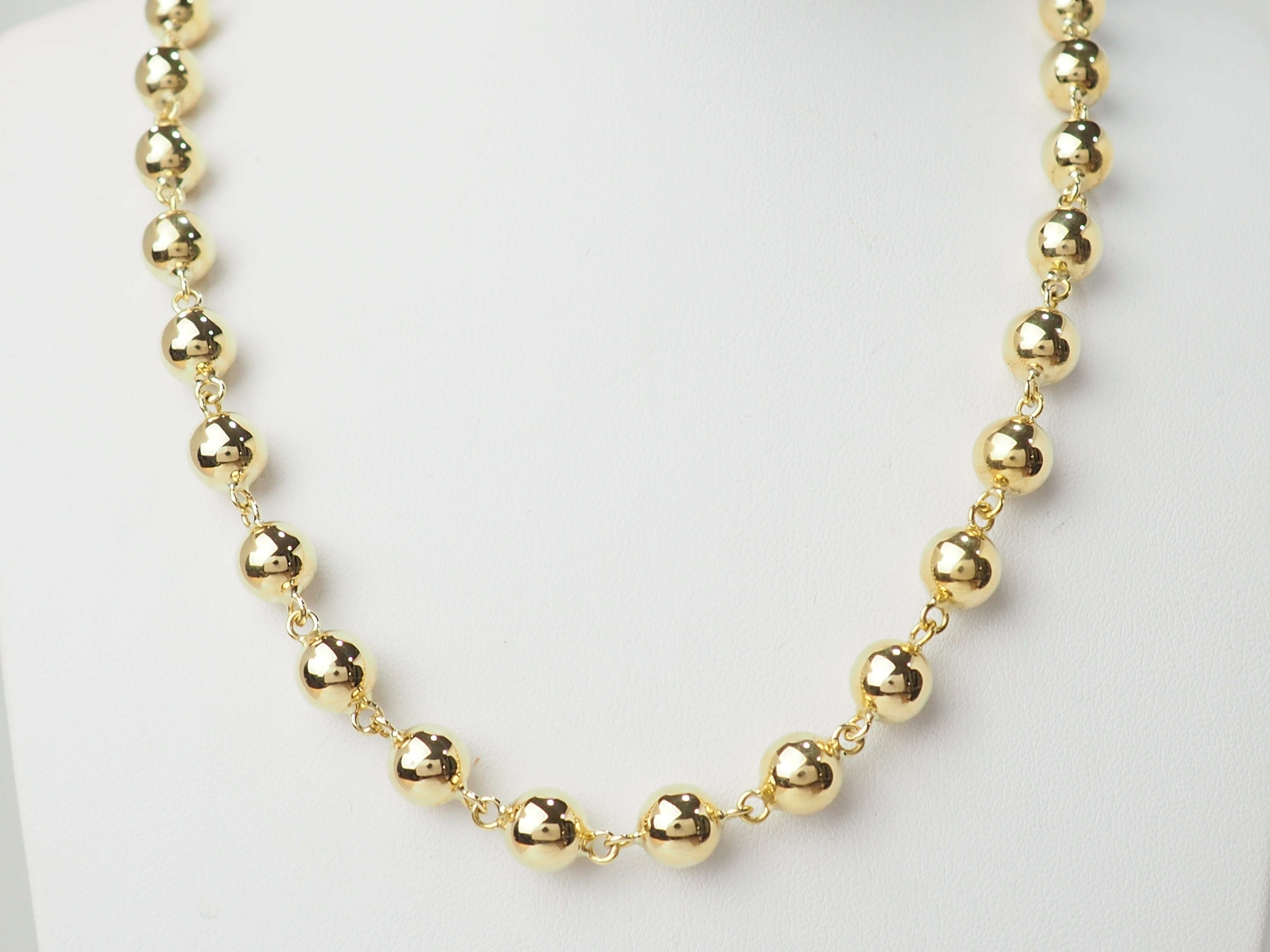 Collier Marseillais boules en or jaune