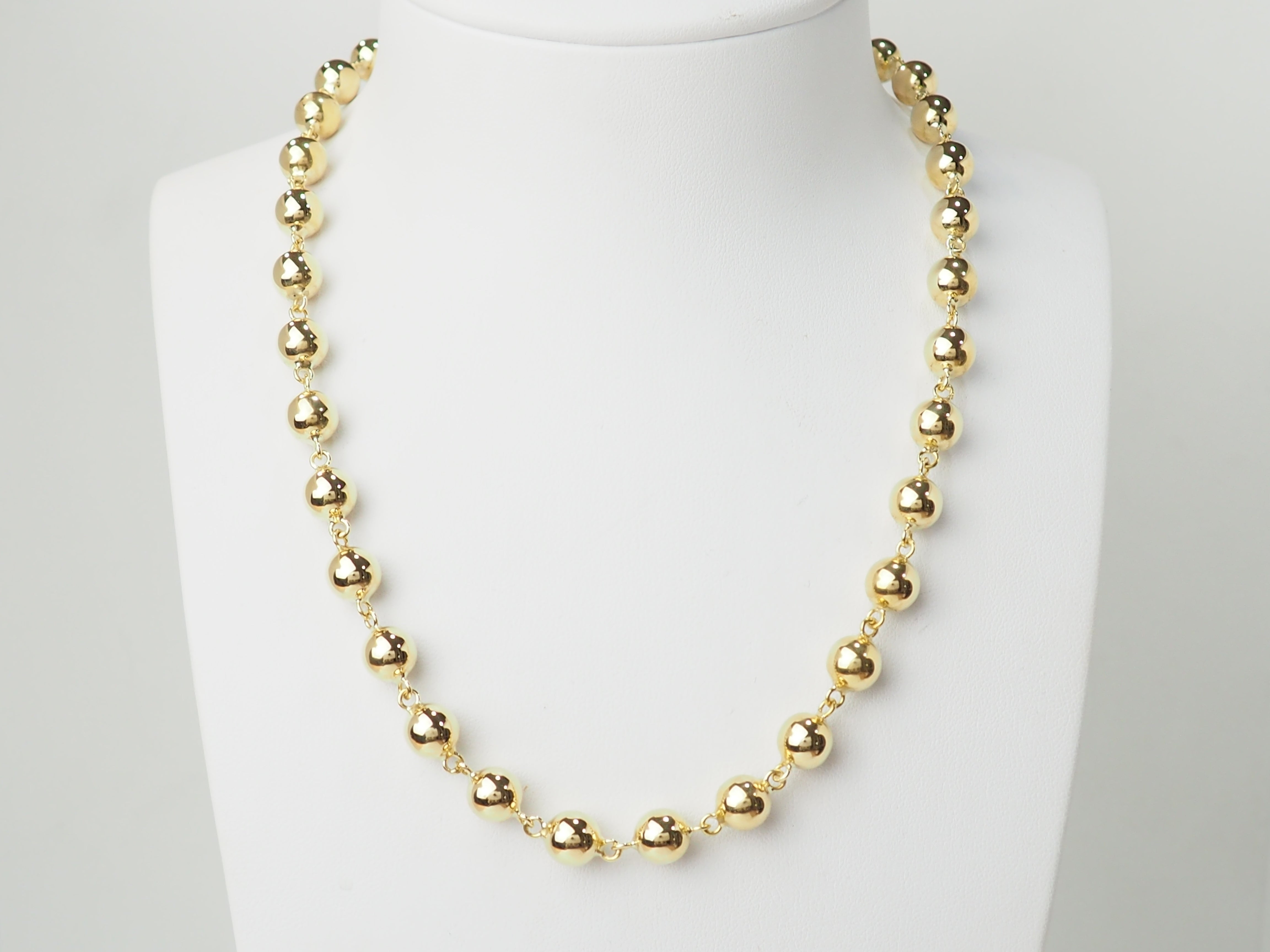Collier Marseillais boules en or jaune
