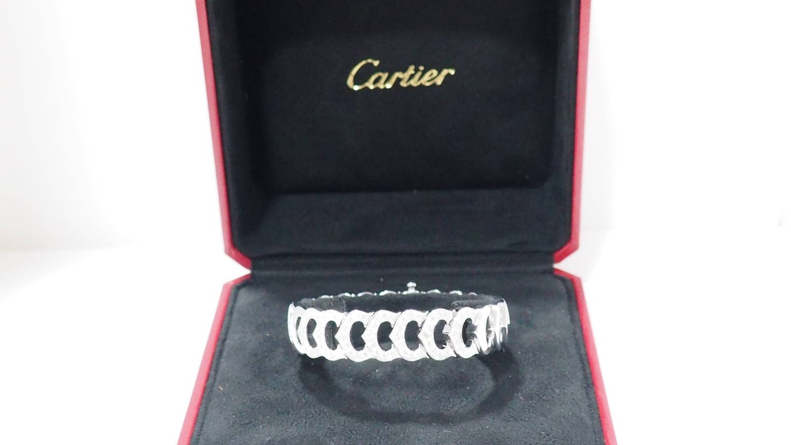 C de Cartier Bracelet White Gold and Diamonds