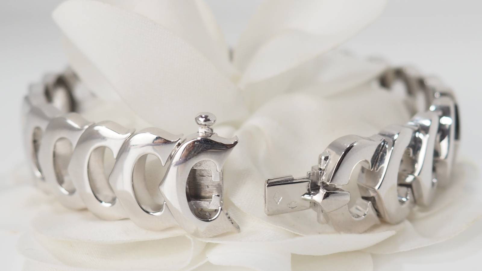 C de Cartier Bracelet White Gold and Diamonds