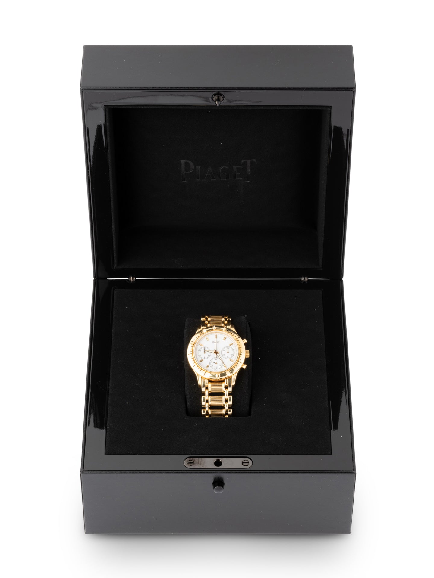 Montre Piaget Polo en or jaune sur or jaune chrono