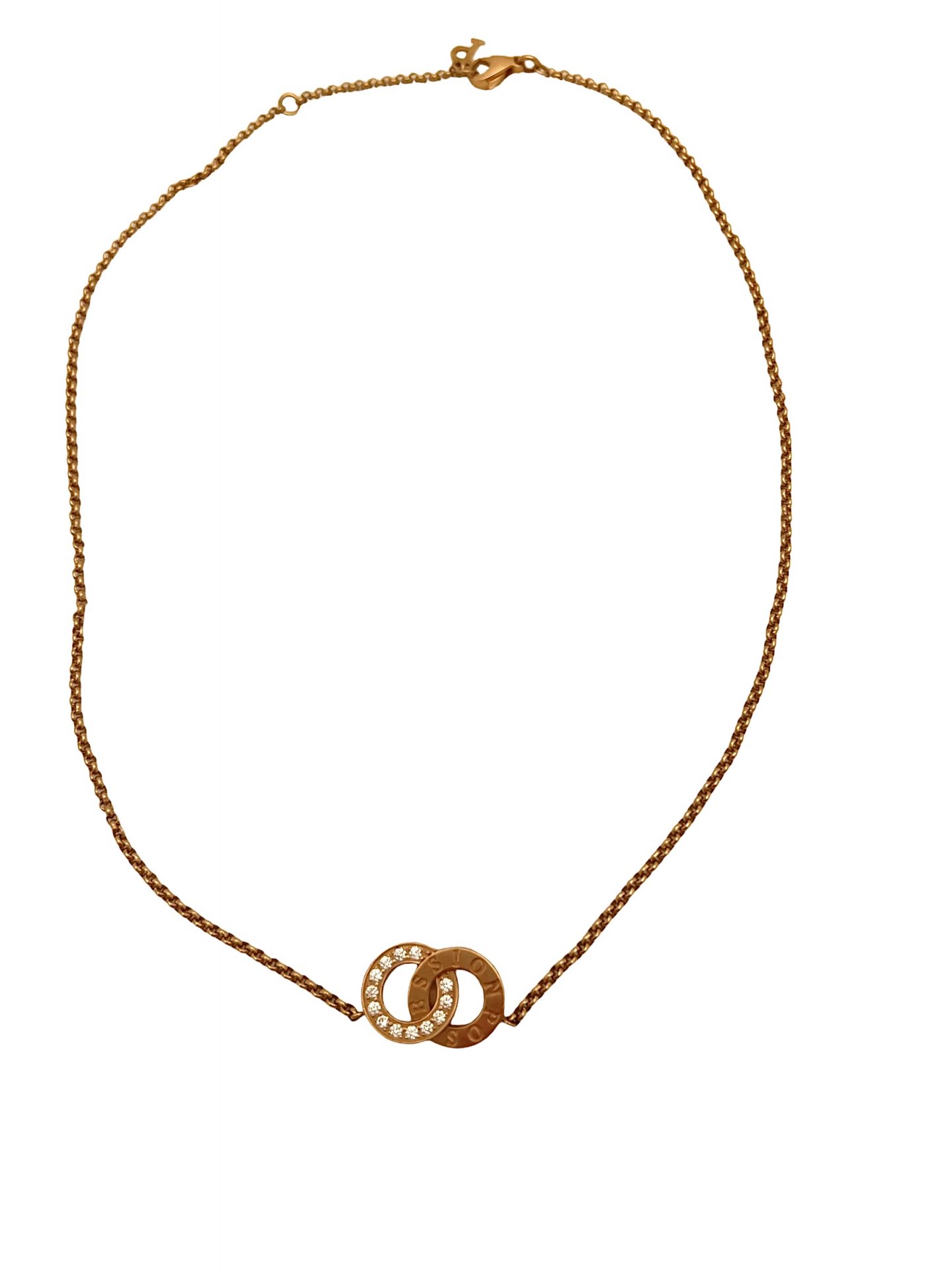 Piaget Possession “You and Me” necklace in pink gold and diamonds