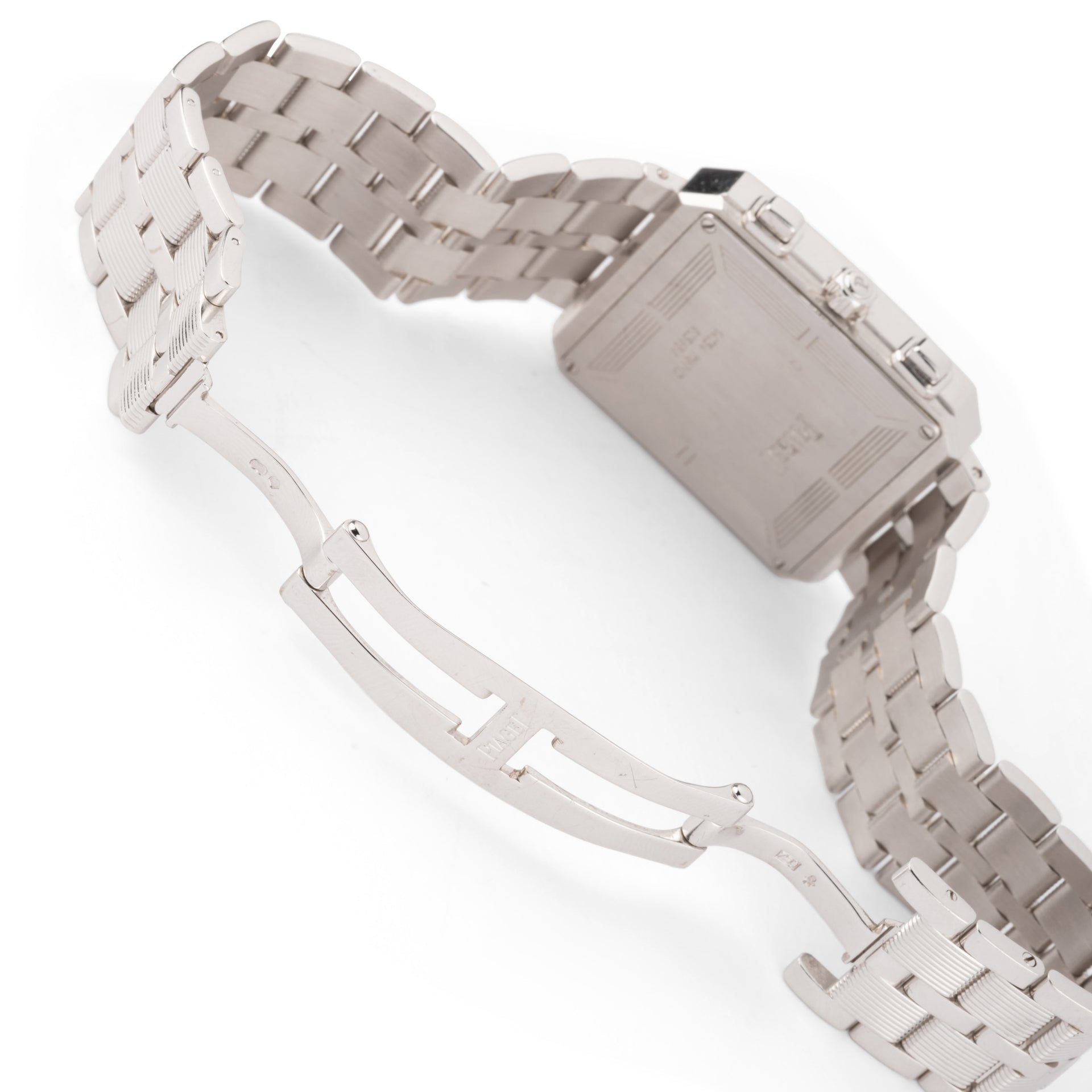 Piaget Protocole Chronograph watch, white gold on white gold