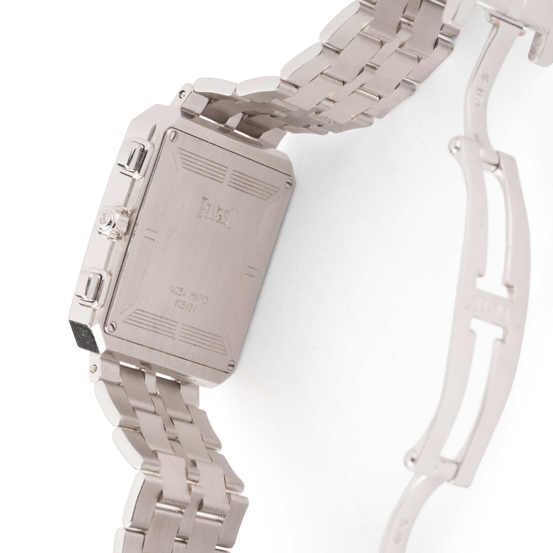 Piaget Protocole Chronograph watch, white gold on white gold