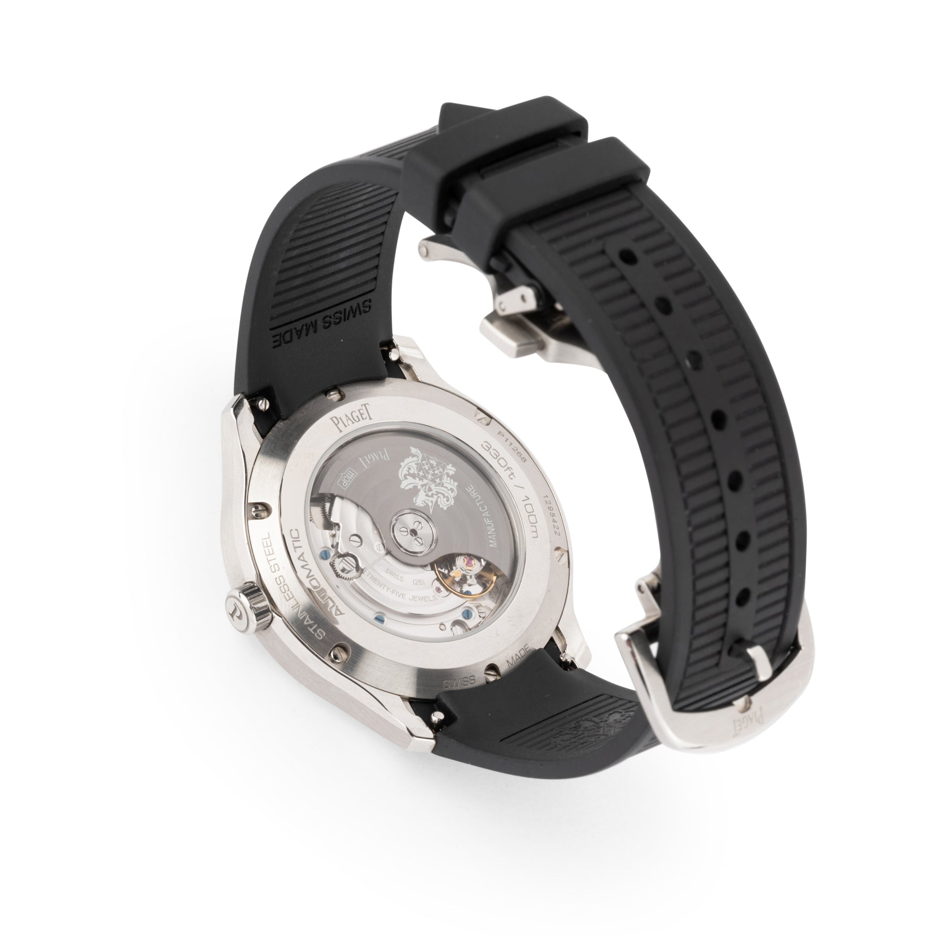 Piaget Polo steel on rubber watch
