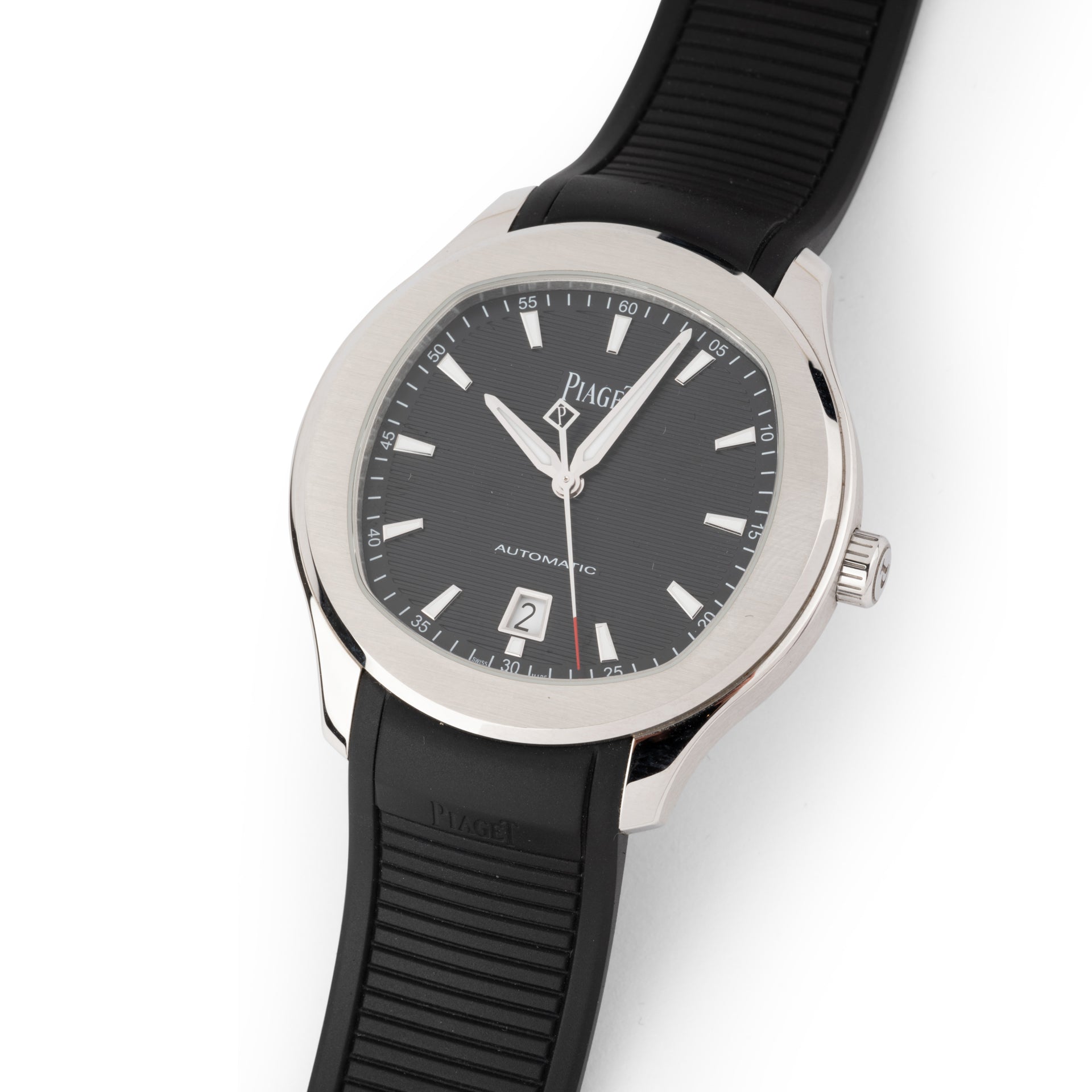 Piaget Polo steel on rubber watch