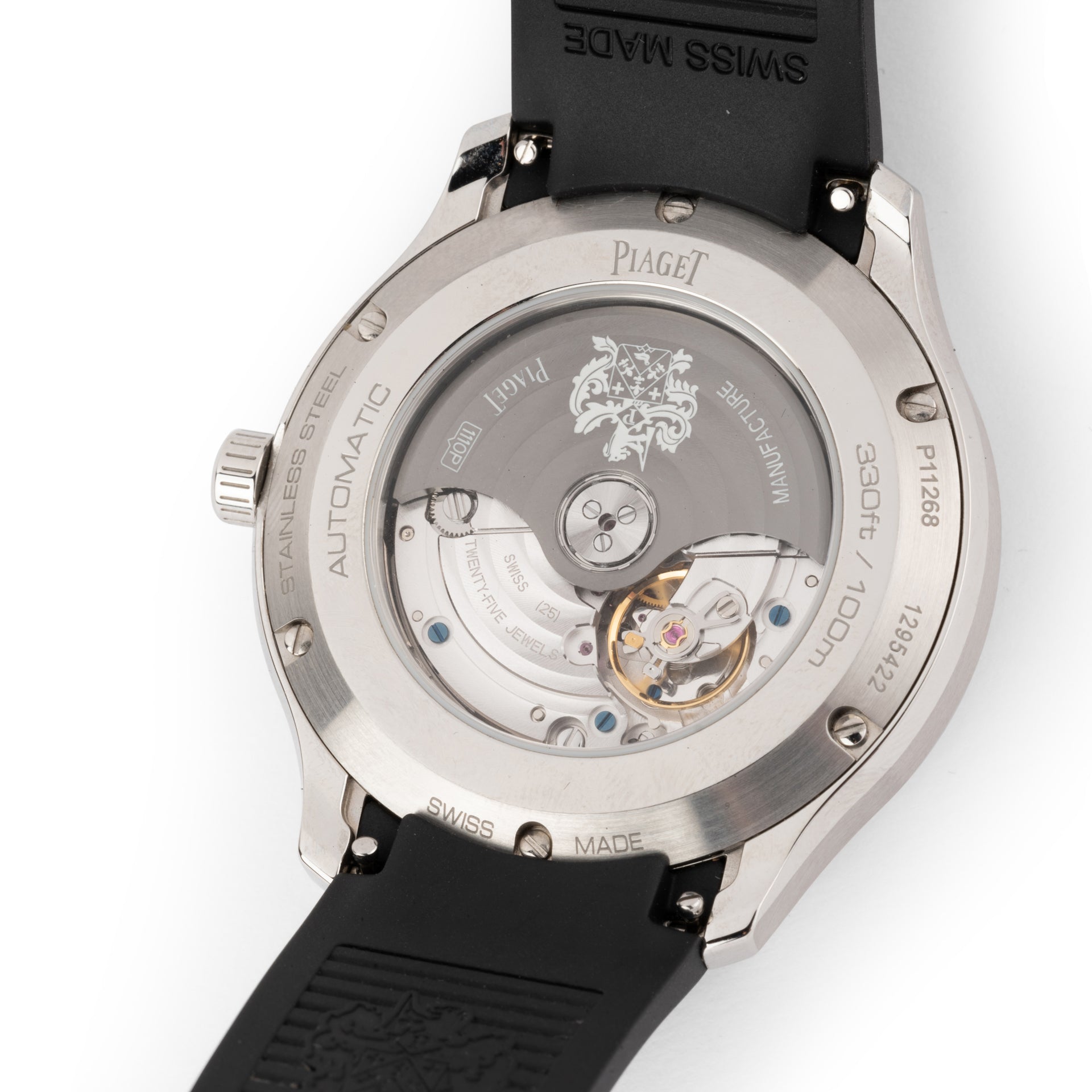 Piaget Polo steel on rubber watch