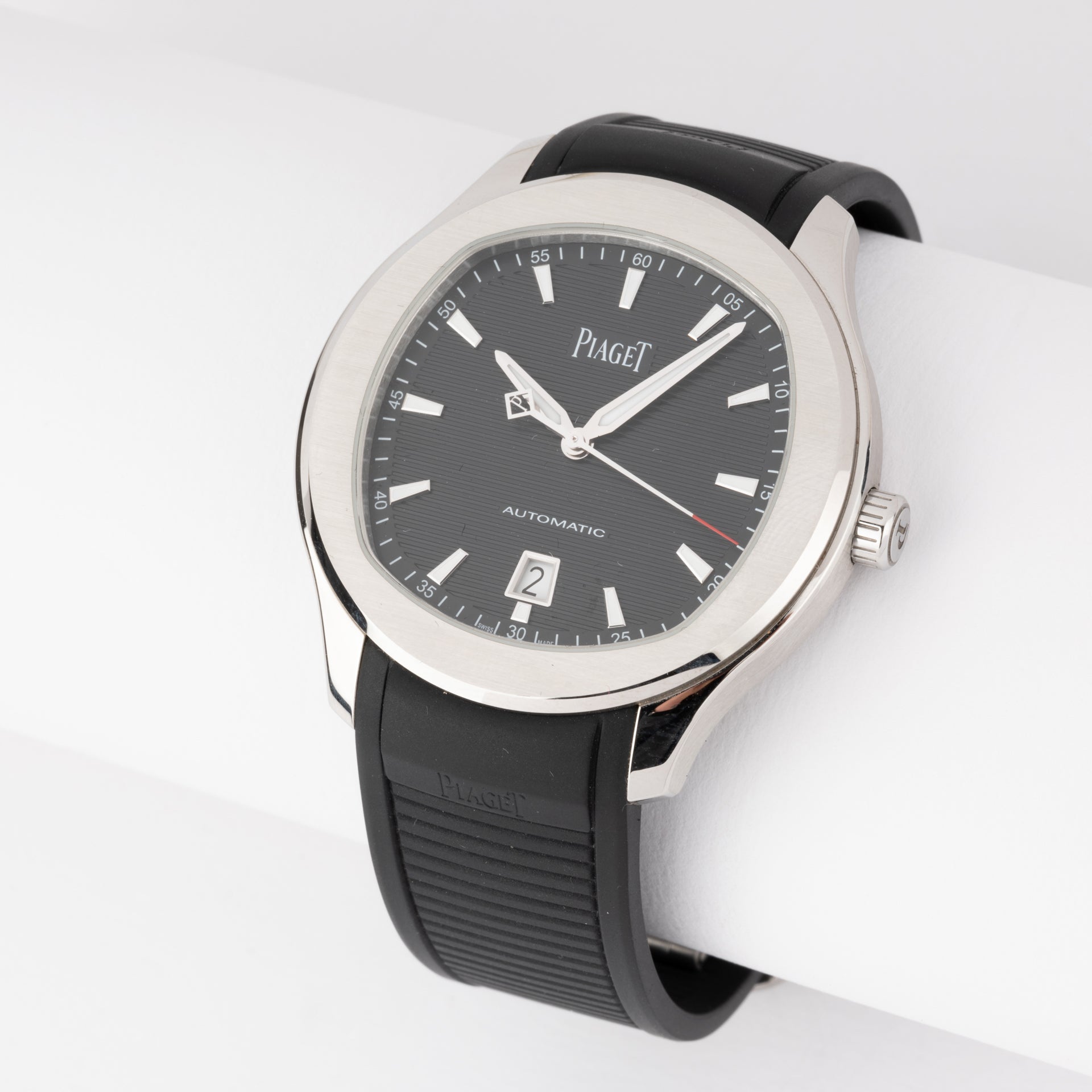 Montre Piaget Polo acier sur caoutchouc