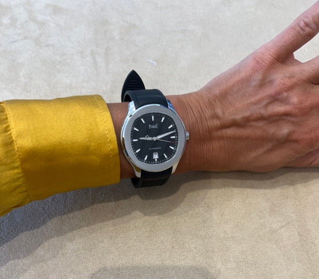 Piaget Polo steel on rubber watch