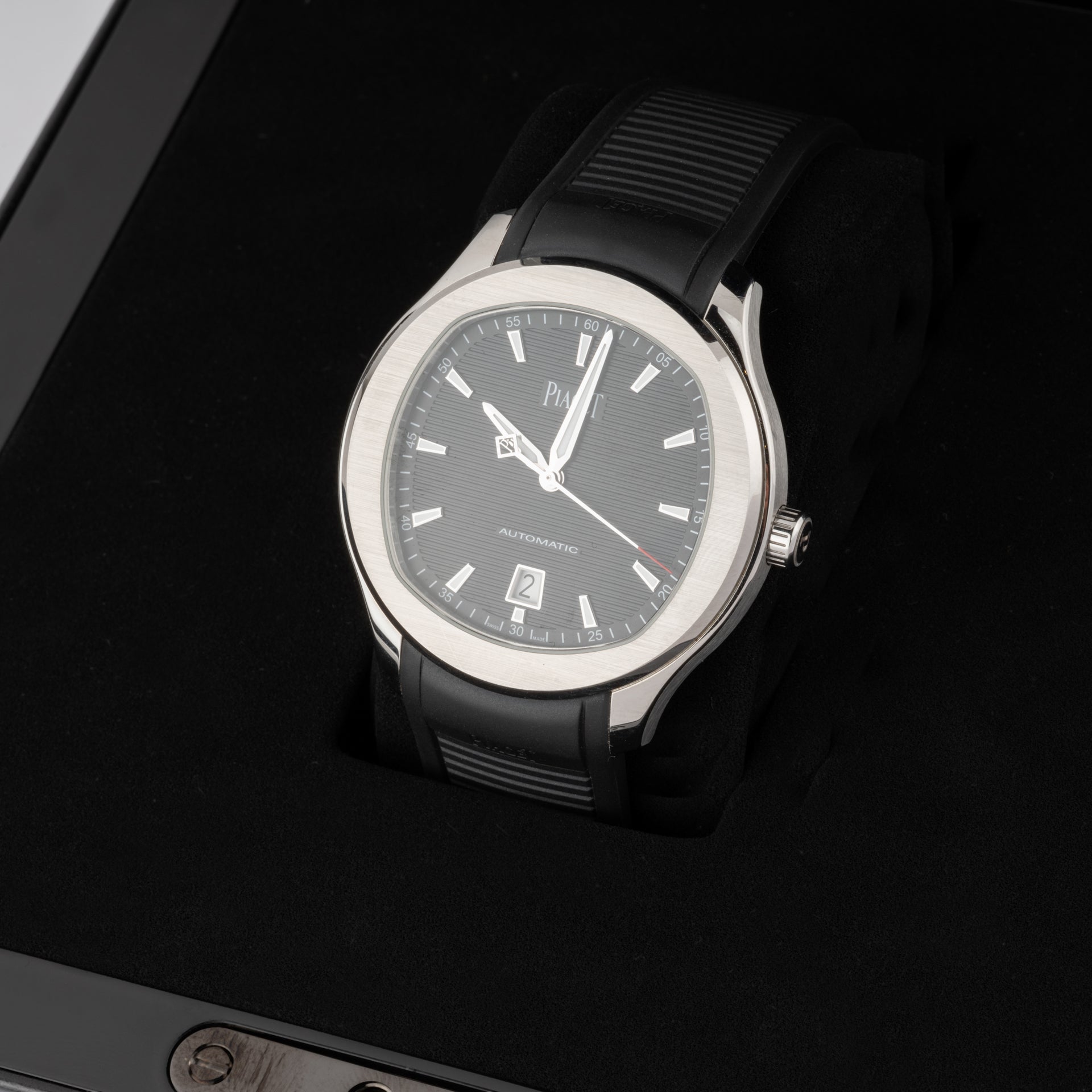 Piaget Polo steel on rubber watch