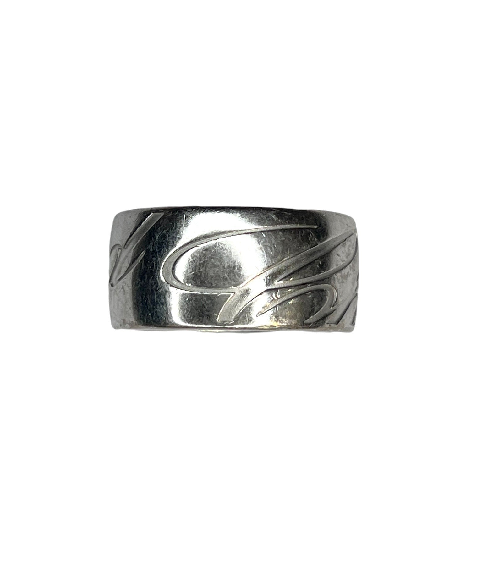 Une bague Chopard modèle "Chopardissimo" en or gris
