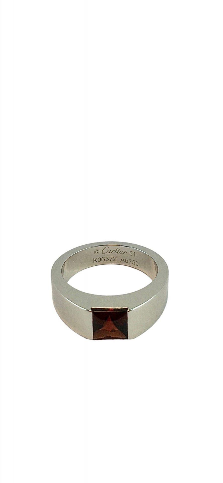 Cartier Tank ring in white gold