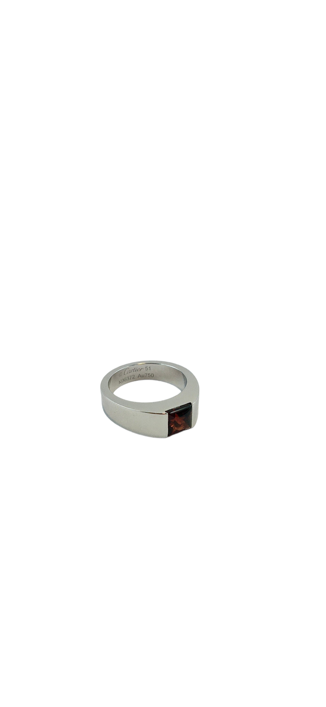 Cartier Tank ring in white gold