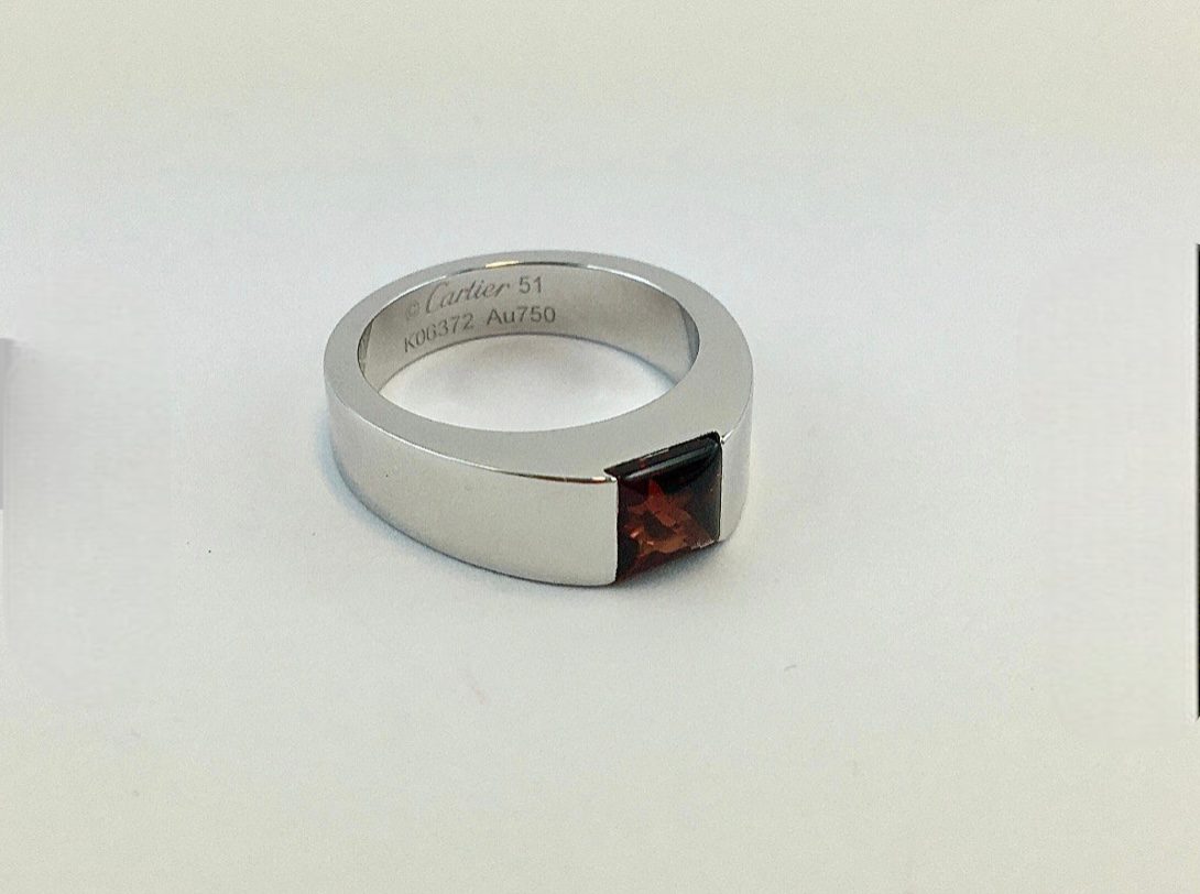 Cartier Tank ring in white gold