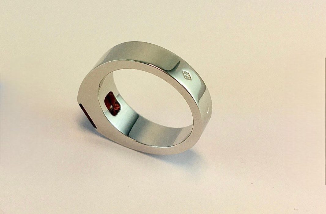 Cartier Tank ring in white gold