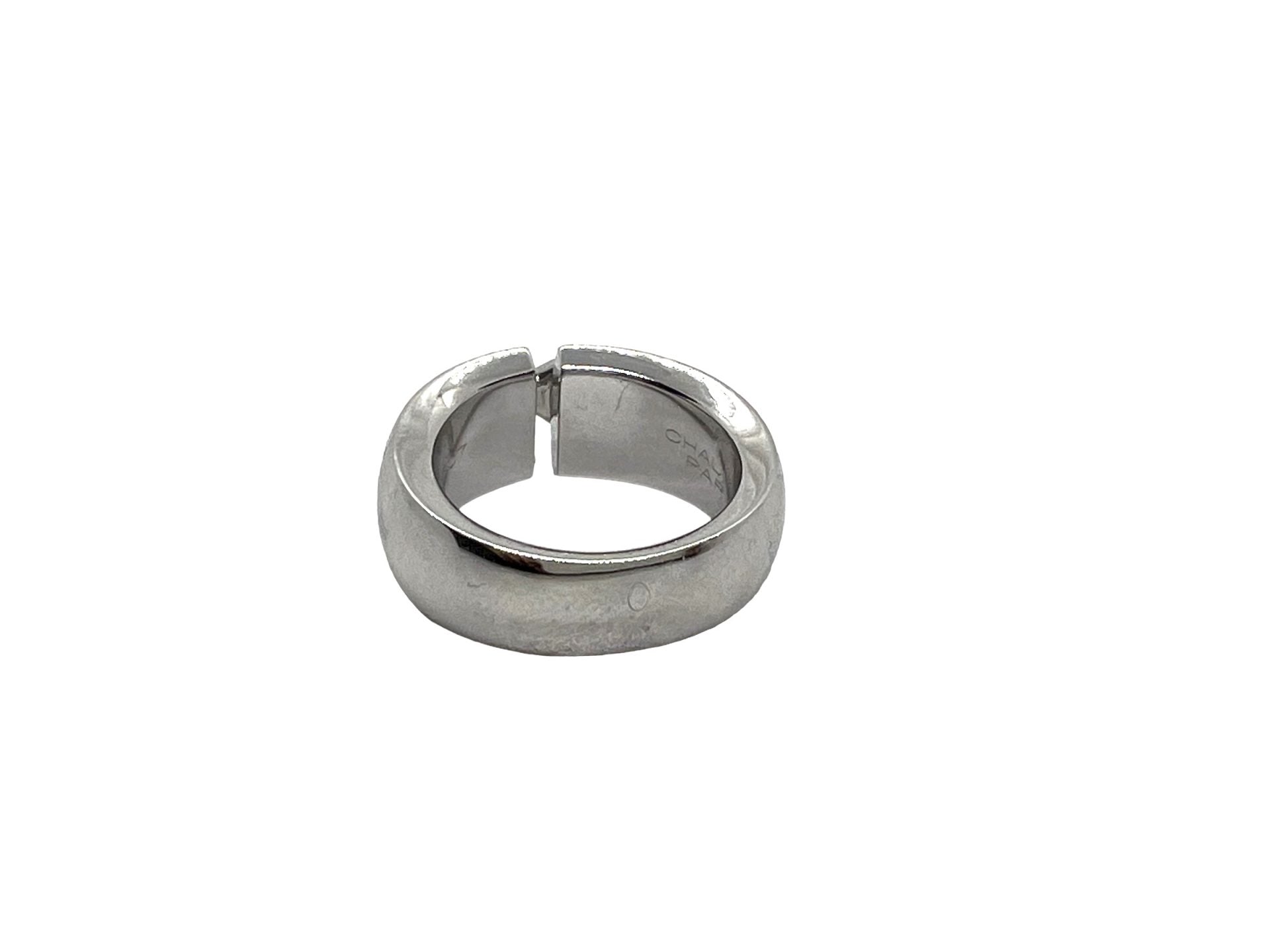 A Chaumet ring, "Lien" collection, in 18K white gold and diamonds