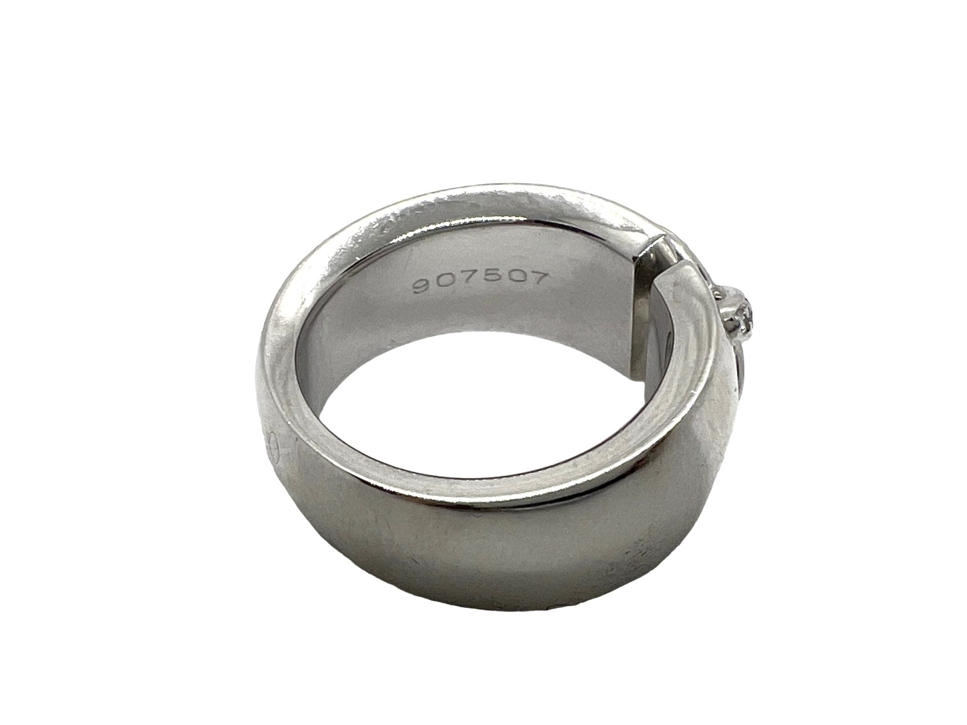 A Chaumet ring, "Lien" collection, in 18K white gold and diamonds