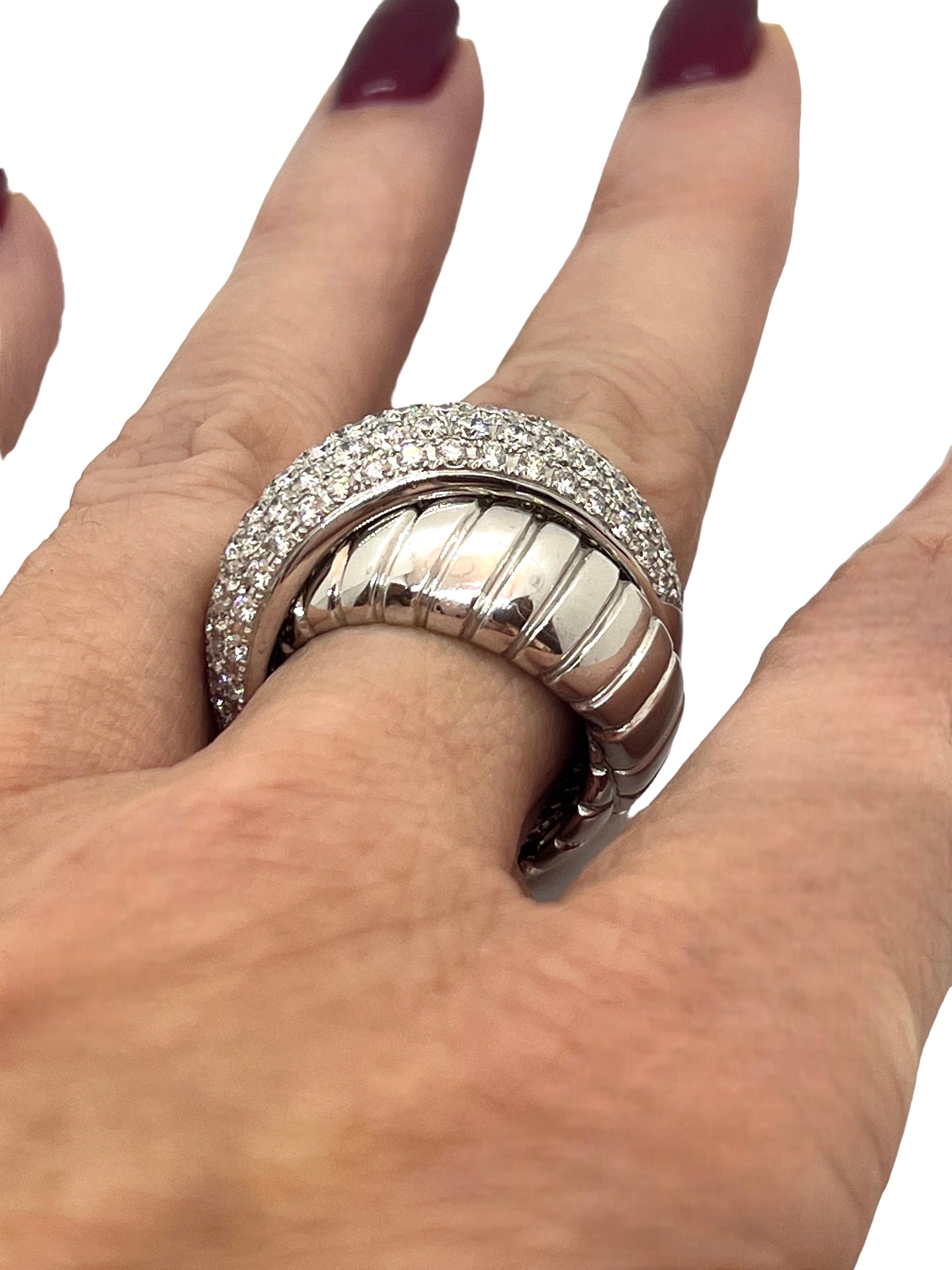 Damaso, White Gold and Diamond Ring