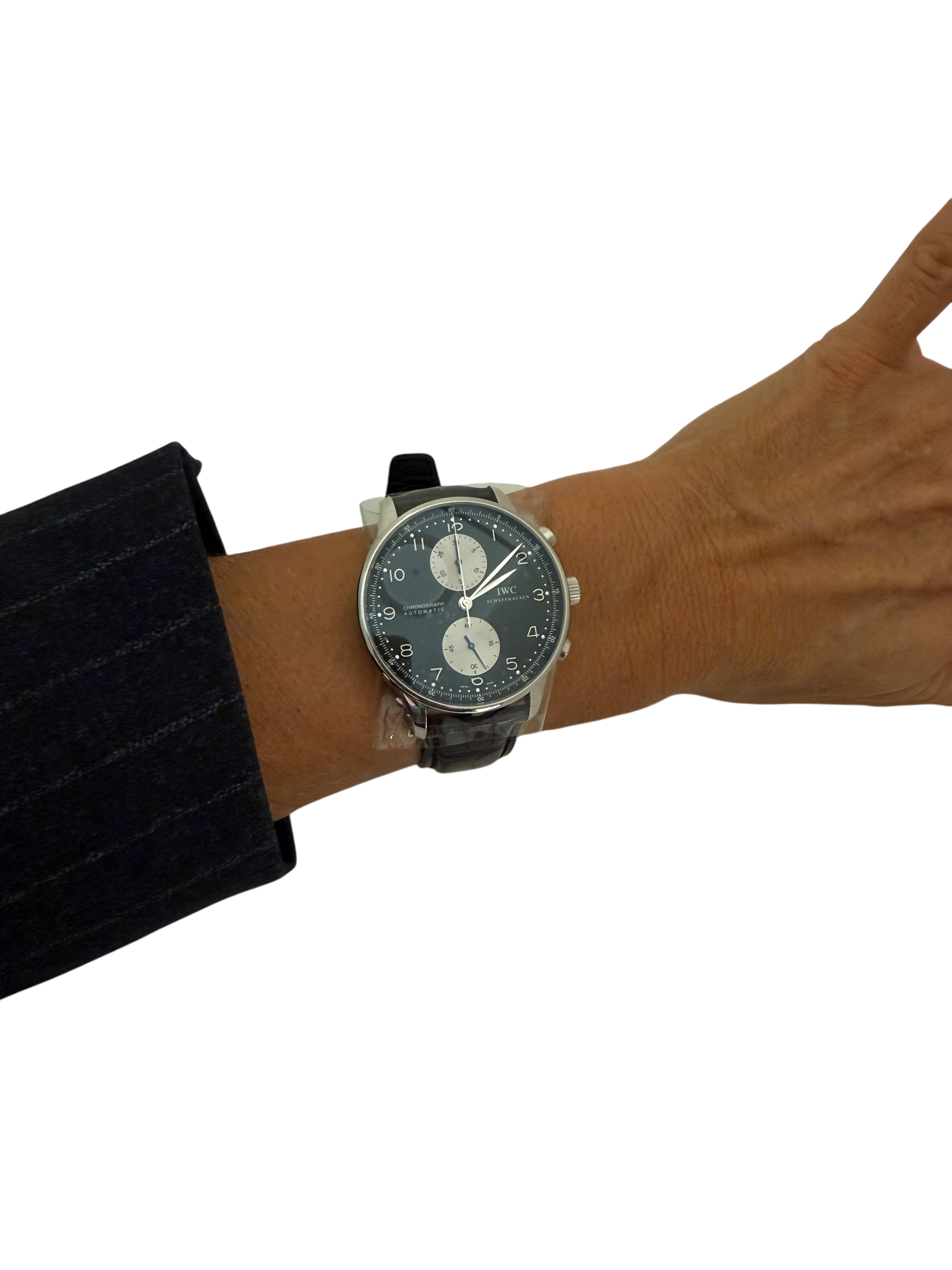 IWC "Portuguese" steel watch limited edition Zimmer