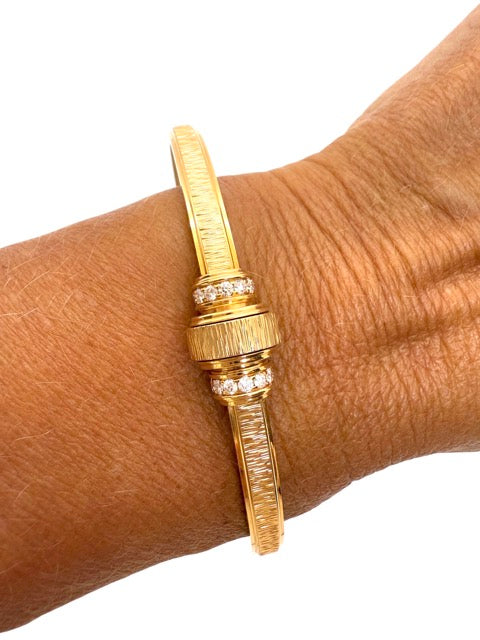 Piaget 3 bracelets "Possessions" or rose or blanc et diamants