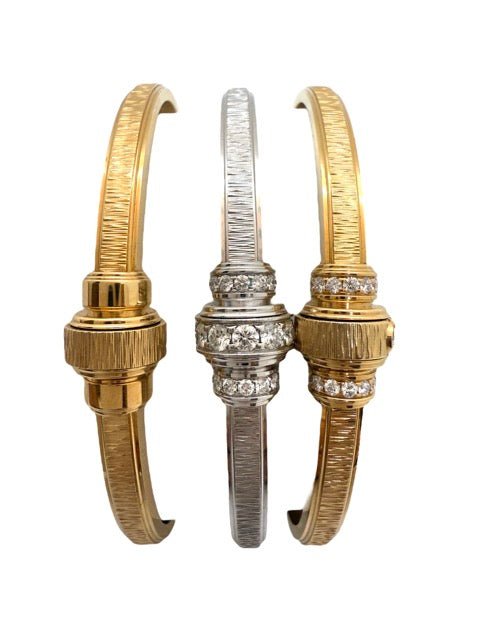 Piaget 3 bracelets "Possessions" or rose or blanc et diamants - Maison Eloe