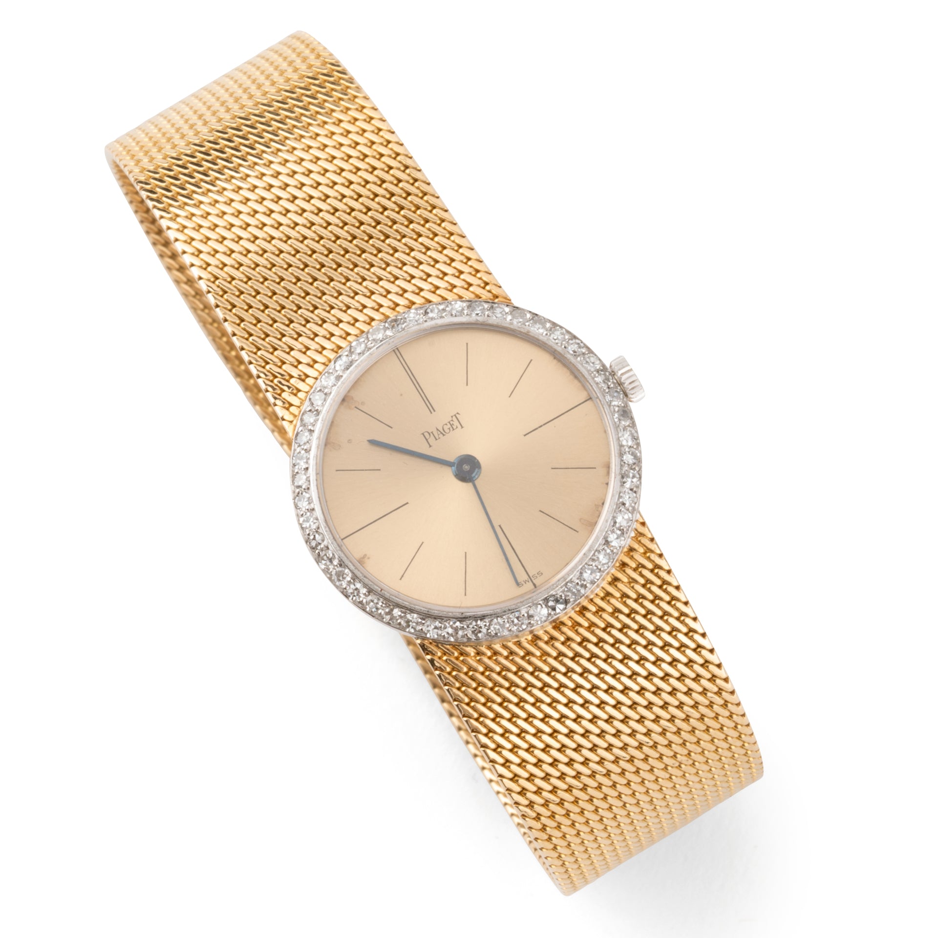 Piaget, Montre Or Jaune Or Blanc Diamants