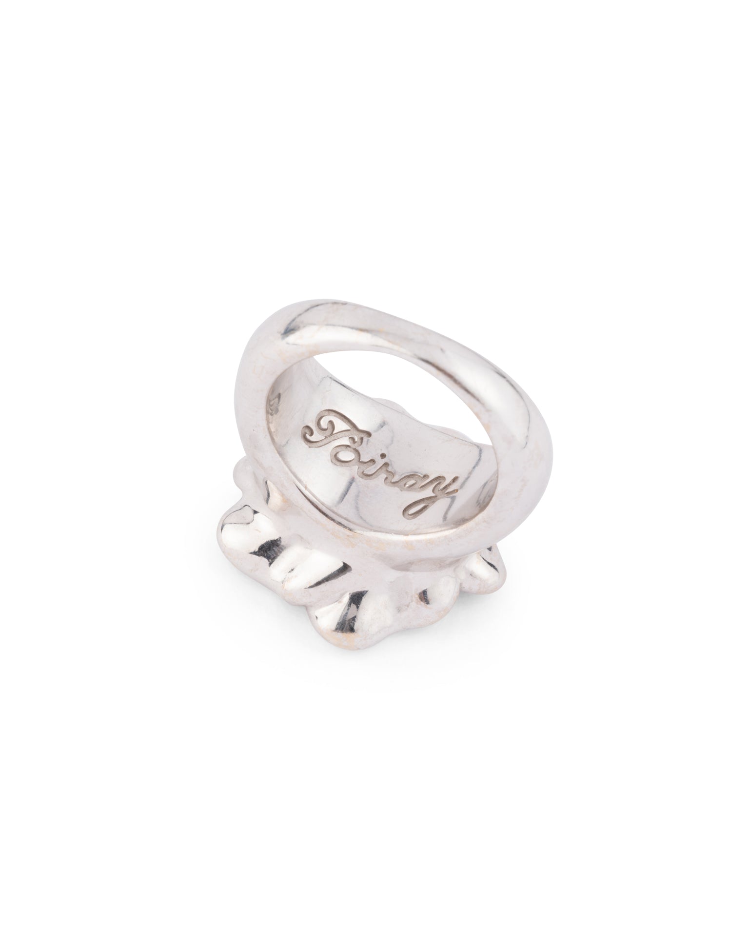 Poiray Vintage, Bague Fleur or blanc et Diamant