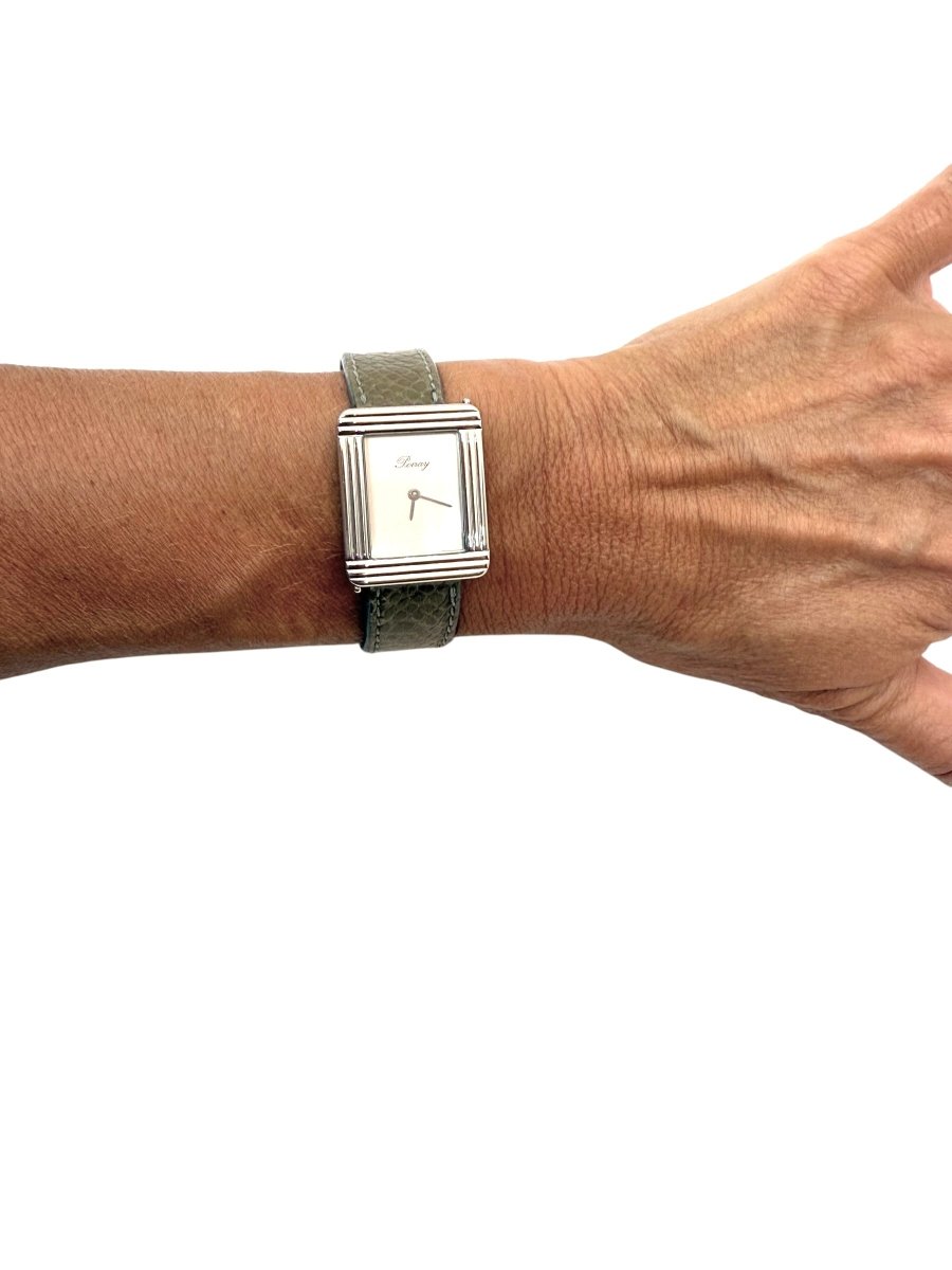 Poiray, montre "Ma Première" acier sur cuir - Maison Eloe