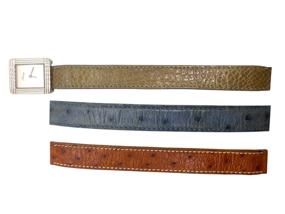 Poiray, montre "Ma Première" acier sur cuir - Maison Eloe