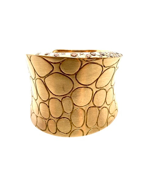 Pomellato, bracelet modèle "Cocco" en or rose et diamants
