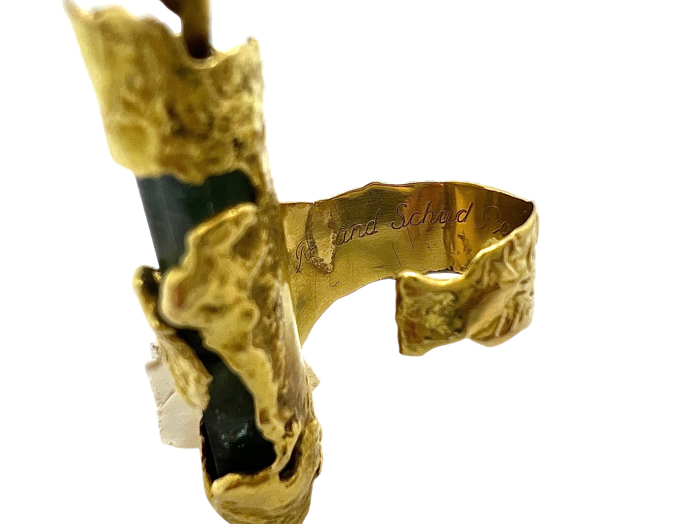 Roland Schad, Gold and Tourmaline ring