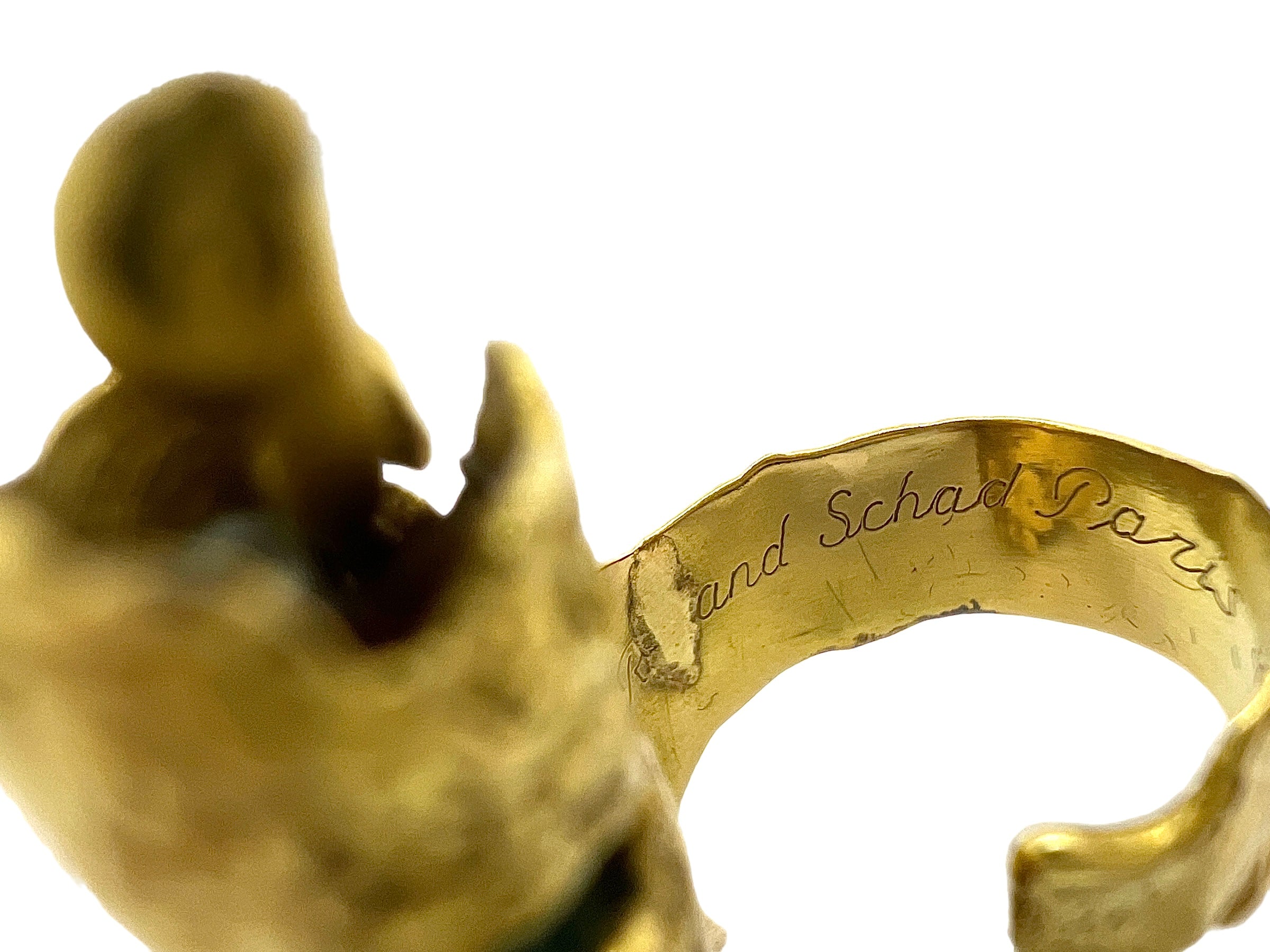 Roland Schad, Gold and Tourmaline ring