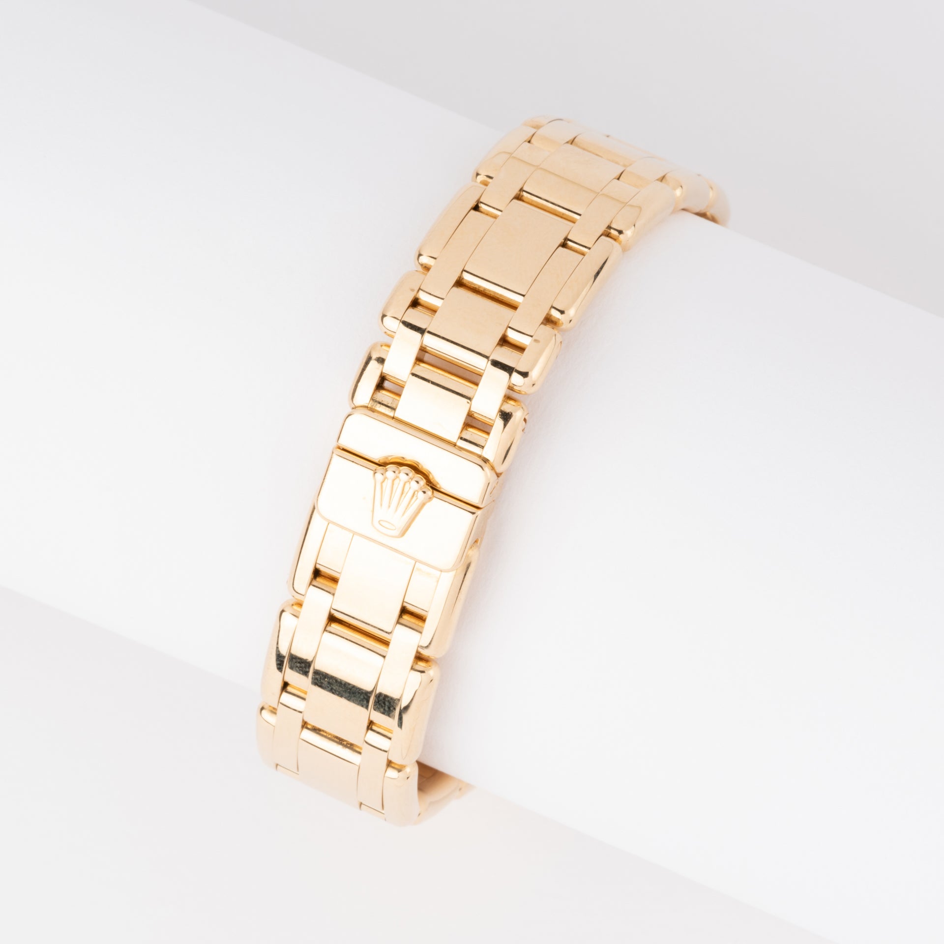 A Rolex Datejust Pearl Master watch in yellow gold and diamonds