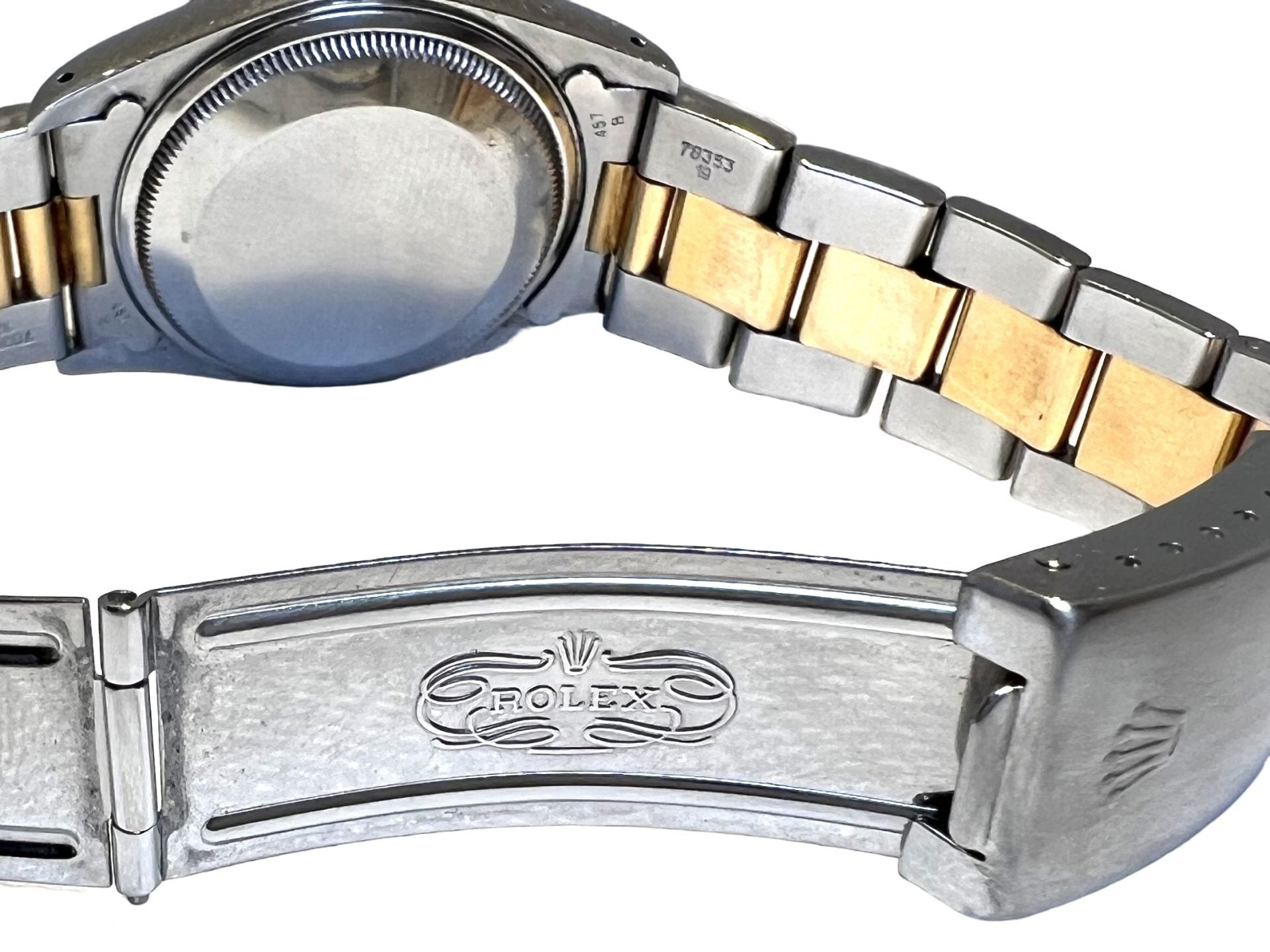 Rolex date watch in yellow gold and steel from 1990
