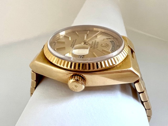 Rare Montre Rolex Oyster Quartz or jaune