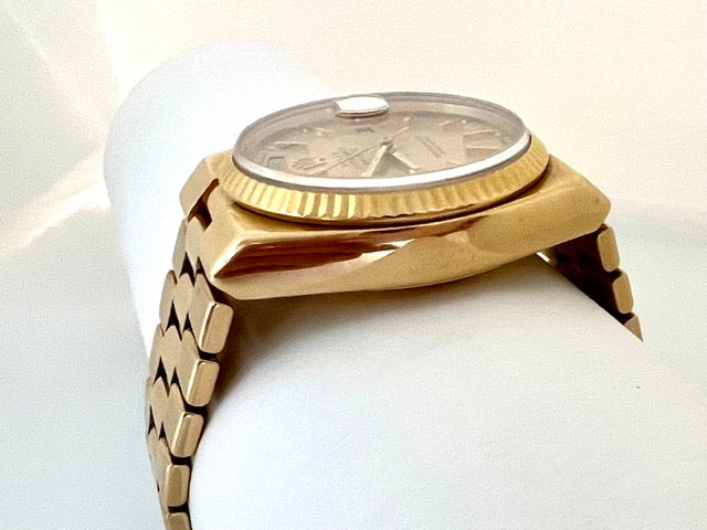 Rare Montre Rolex Oyster Quartz or jaune