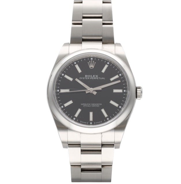 Rolex montre Oyster Perpetual 39 mm acier full set - Maison Eloe