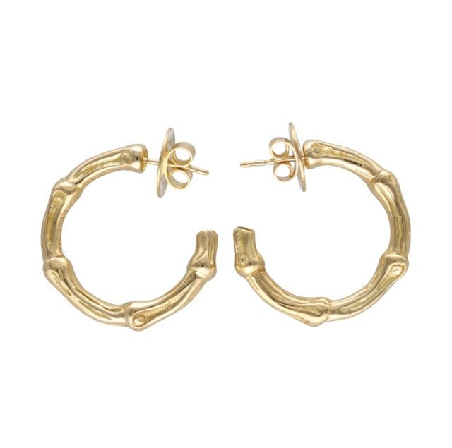 Tiffany & Co, boucles d'oreilles en or jaune vintage - Maison Eloe
