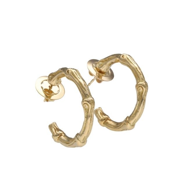 Tiffany & Co, boucles d'oreilles en or jaune vintage - Maison Eloe