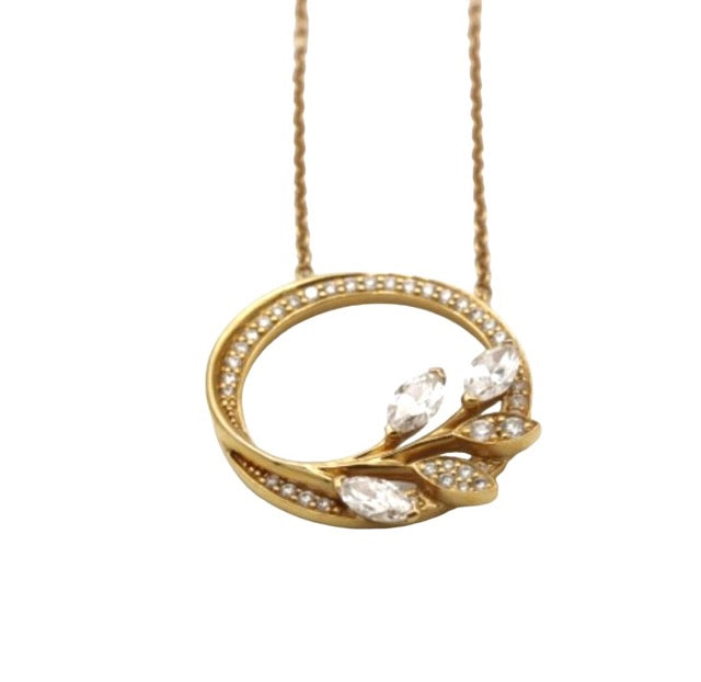 Tiffany & Co, collier "Victoria" en or rose et diamants
