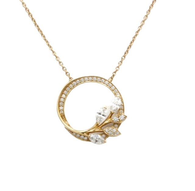 Tiffany & Co, collier "Victoria" en or rose et diamants