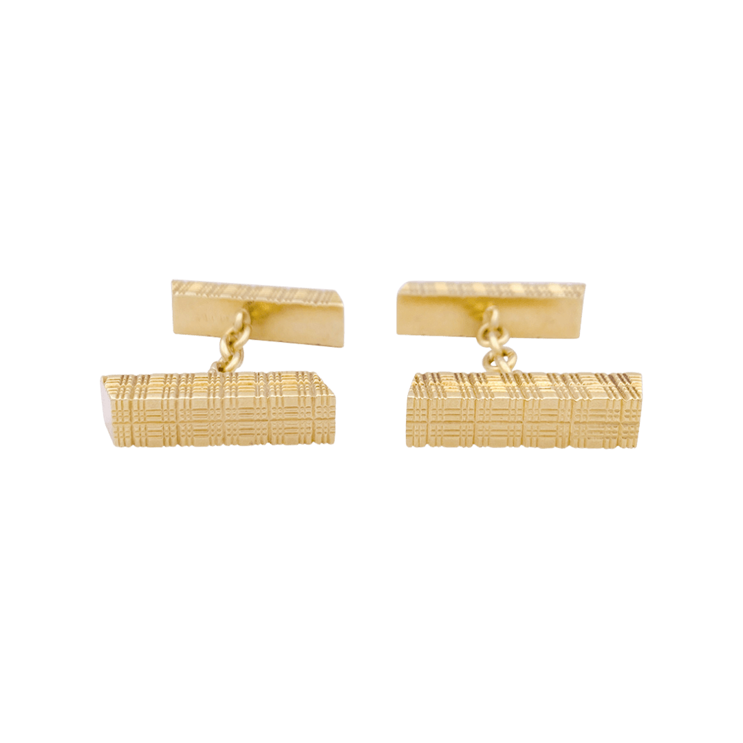 Boutons de manchette Hermès, or jaune. - Maison Eloe