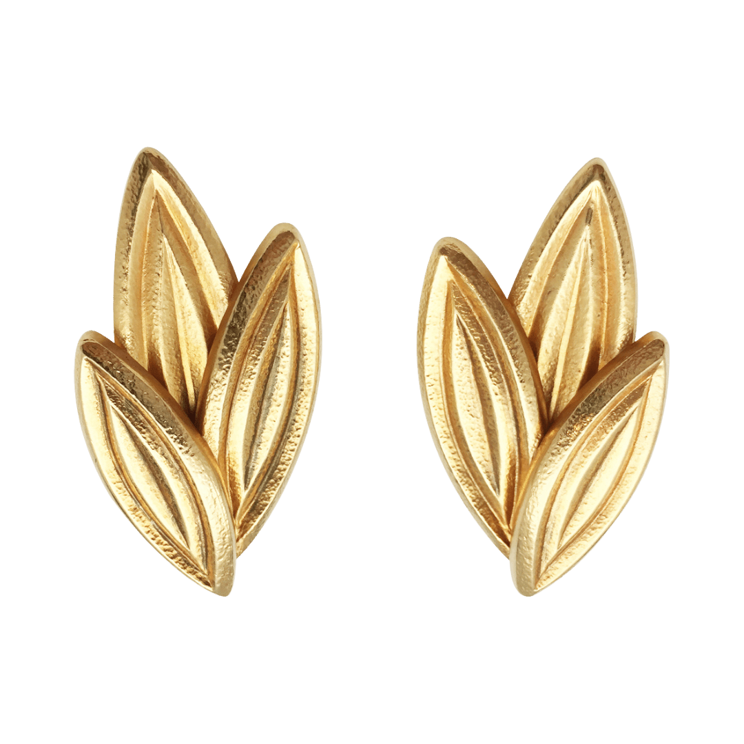 boucles d'oreilles lalaounis or jaune - Maison Eloe