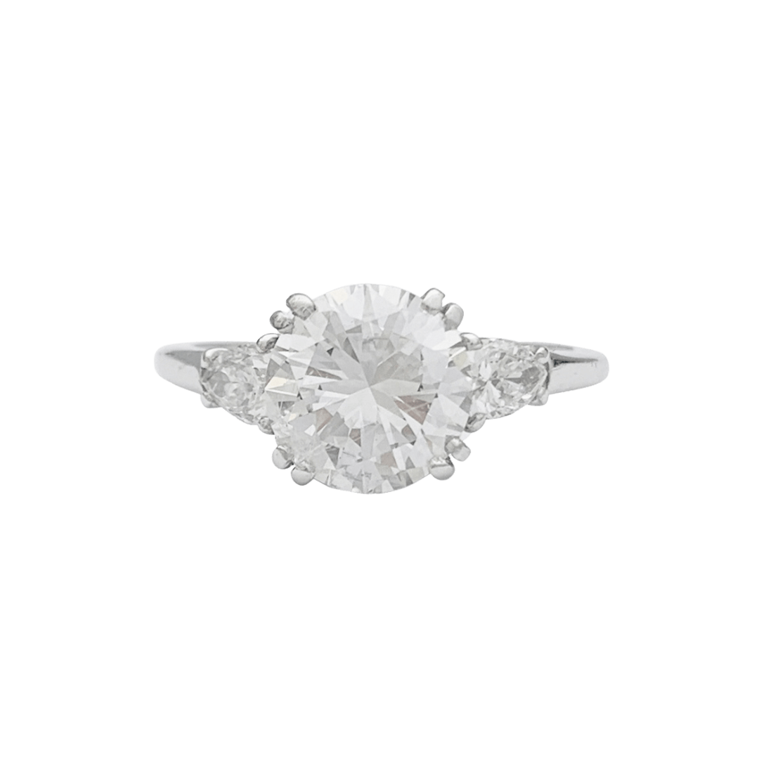 Bague diamant 2 carats, platine. - Maison Eloe