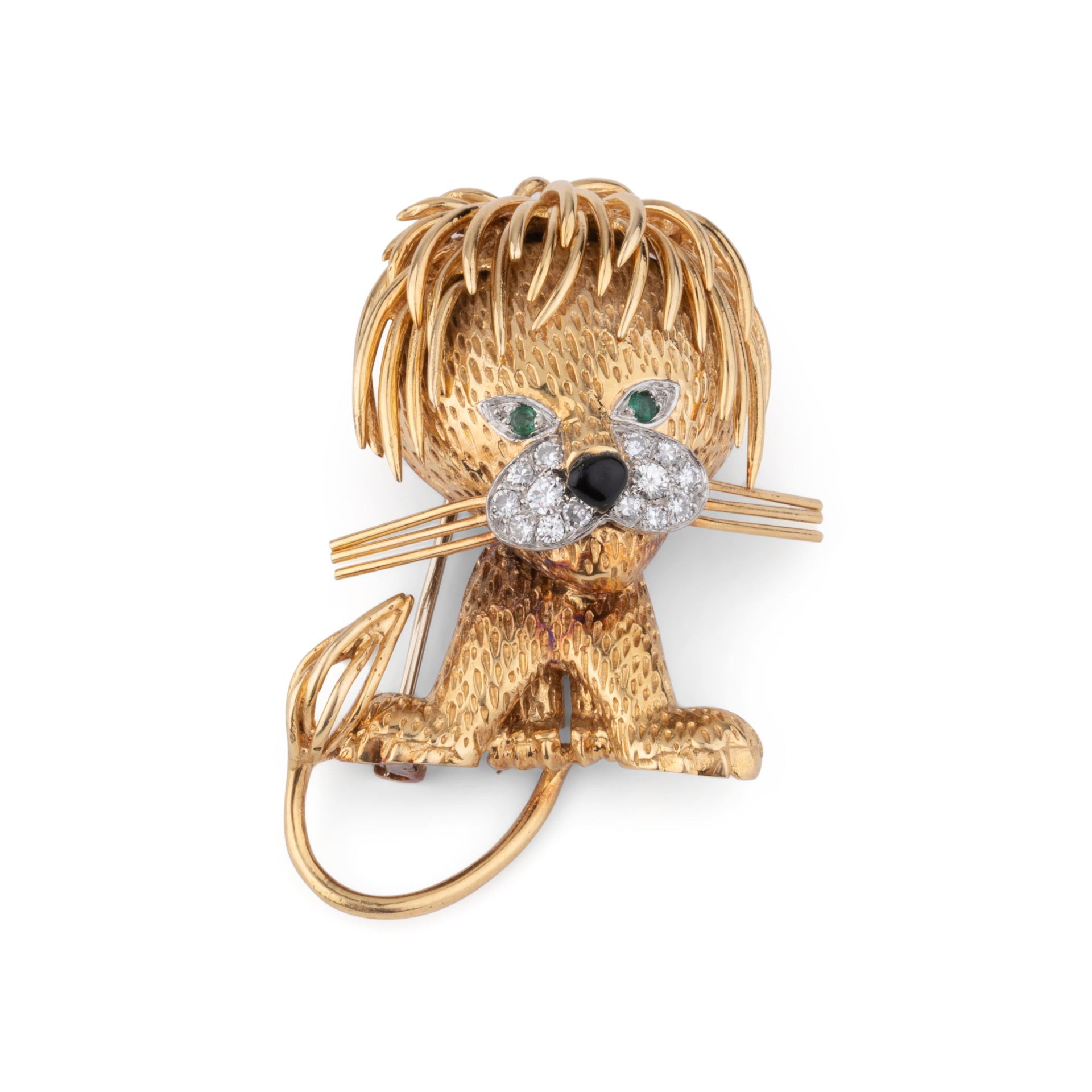 Van Cleef & Arpels  Broche "Lion Ebouriffé"