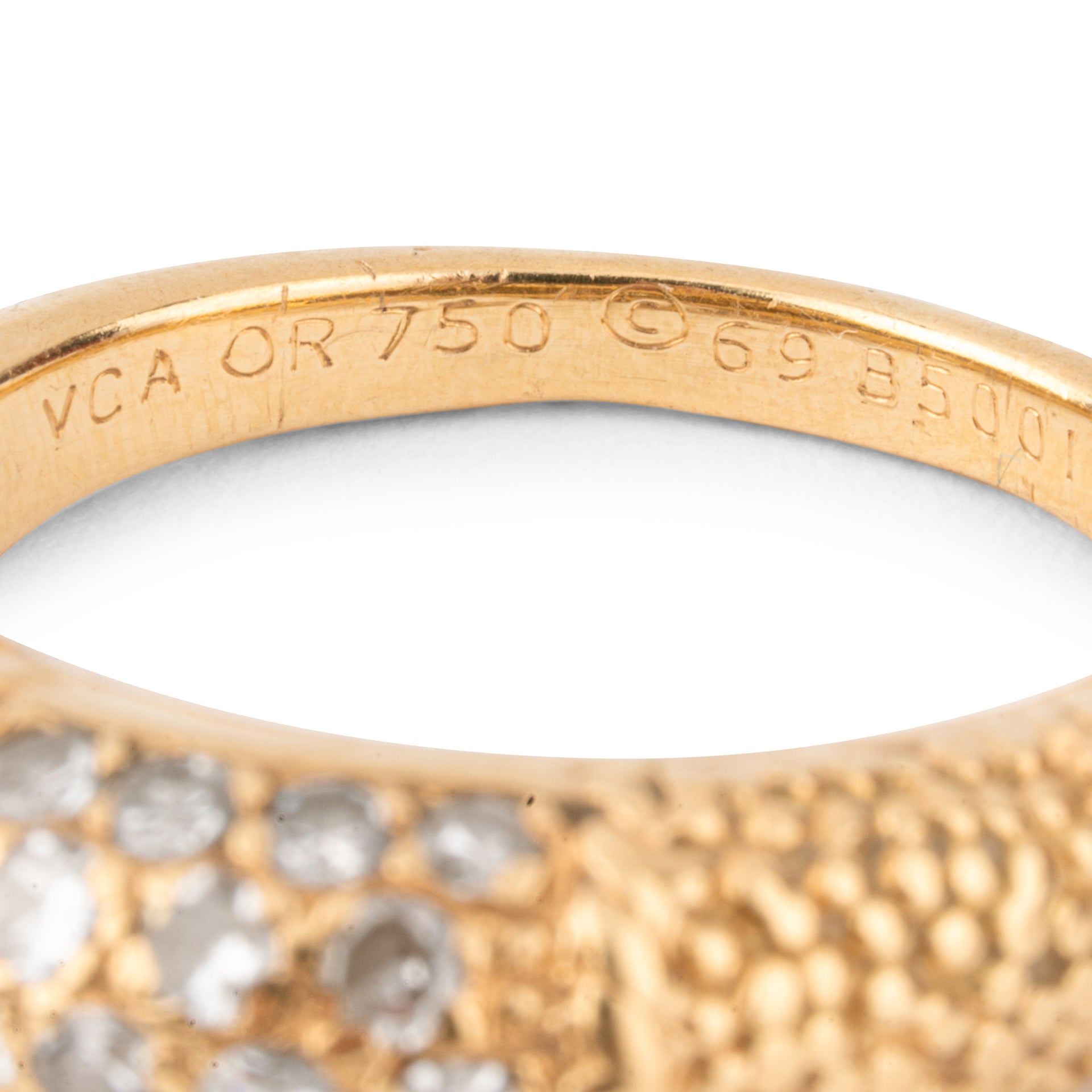 Van Cleef & Arpels, Philippine Ring Yellow Gold, Diamonds
