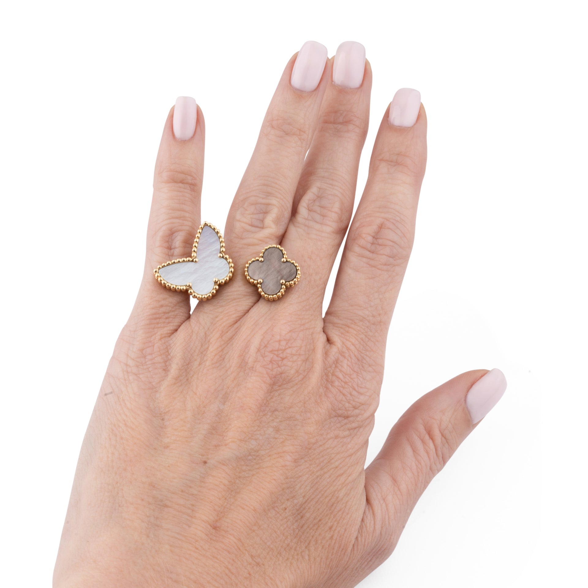 Van Cleef & Arpels, “Lucky Alhambra” ring