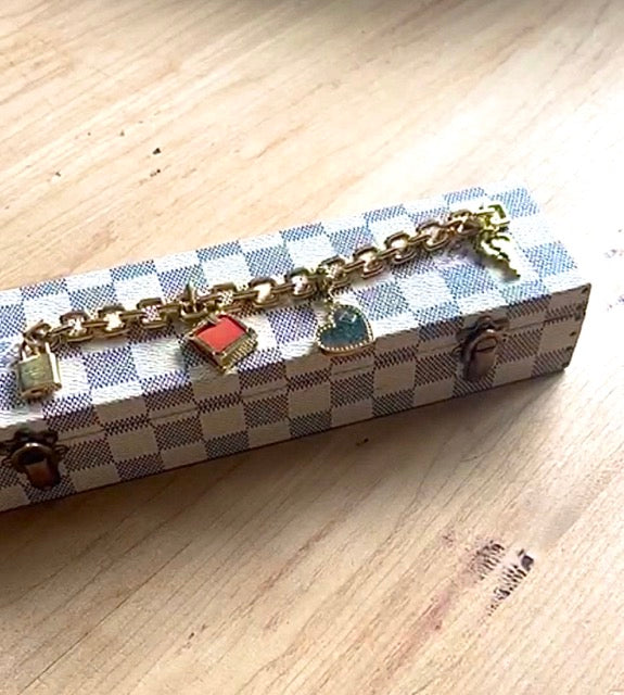 Bracelet Vuitton "Padlock"dans son écrin d'origine