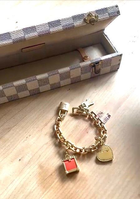 Bracelet Vuitton "Padlock"dans son écrin d'origine