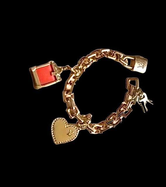 Bracelet Vuitton "Padlock"dans son écrin d'origine